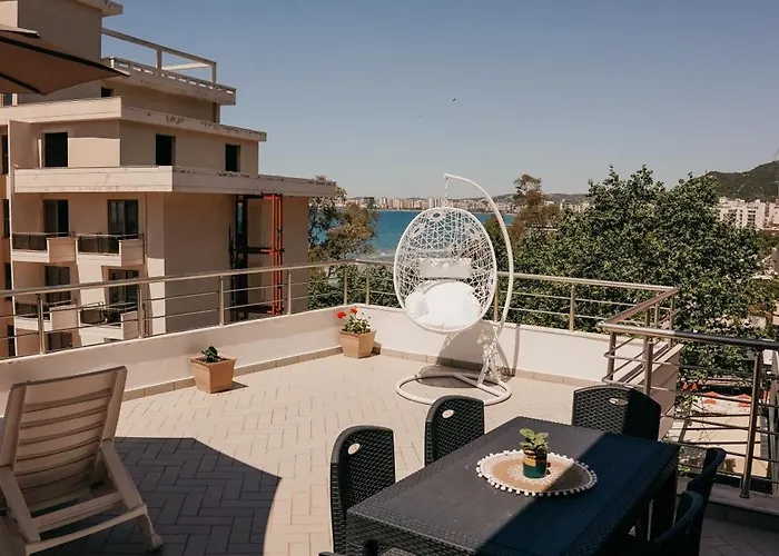 Διαμέρισμα Rrapi Seaview Penthouse - By Eka Luxury Vlorë