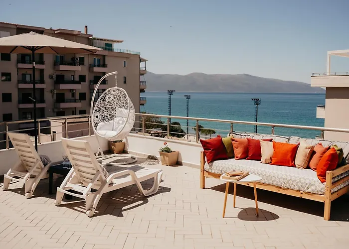 Διαμέρισμα Rrapi Seaview Penthouse - By Eka Luxury *